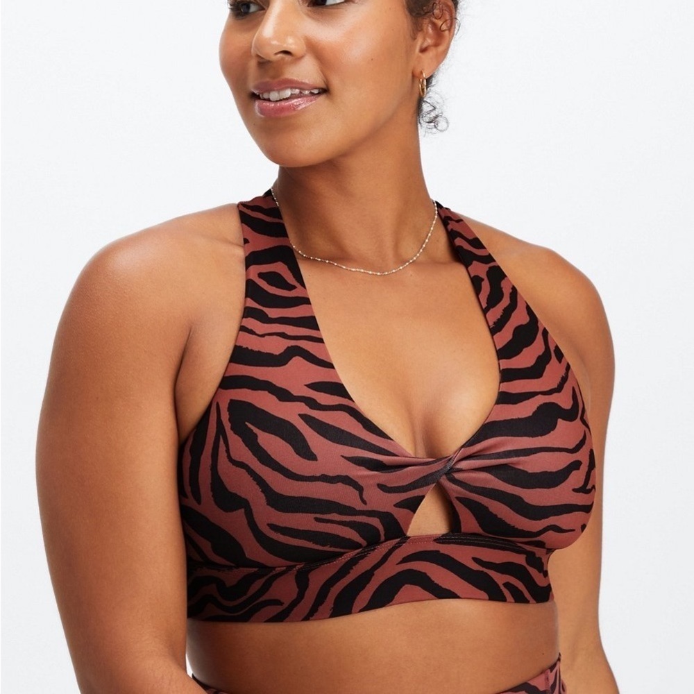 Fabletics Zebra Print Sports Bra